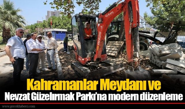 Kahramanlar Meydanı ve Nevzat Güzelırmak Parkı’na modern düzenleme