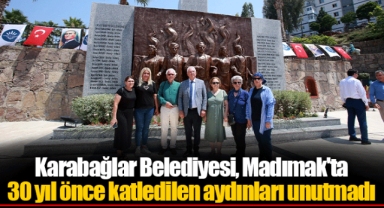 Karabağlar Belediyesi, Madımak'ta 30 yıl önce katledilen aydınları unutmadı
