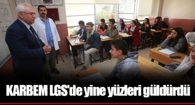 KARBEM LGS'de yine yüzleri güldürdü
