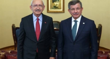 Kılıçdaroğlu ile Davutoğlu bir araya geldi
