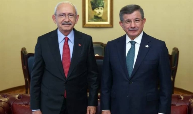 Kılıçdaroğlu ile Davutoğlu bir araya geldi