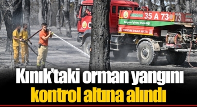 Kınık’taki orman yangını kontrol altına alındı