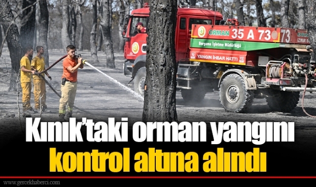 Kınık’taki orman yangını kontrol altına alındı