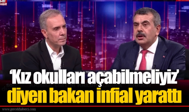 ‘Kız okulları açabilmeliyiz’ diyen bakan infial yarattı