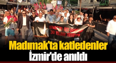 Madımak'ta katledenler İzmir'de anıldı