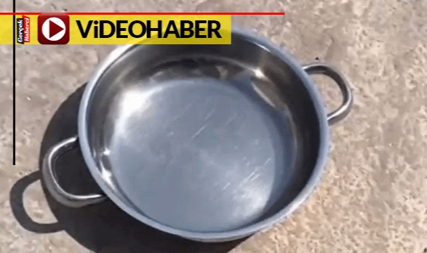 Mardin'de hava 40 dereceyi buldu: Vatandaş güneşin altında yumurta pişirdi