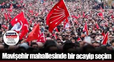 Mavişehir mahallesinde bir acayip seçim