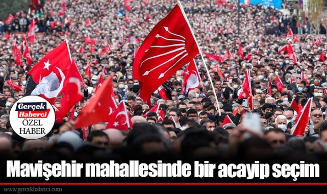 Mavişehir mahallesinde bir acayip seçim 