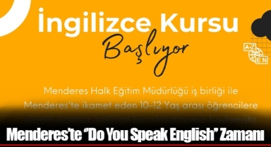 Menderes’te ‘’Do You Speak English’’ Zamanı