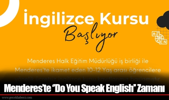 Menderes’te ‘’Do You Speak English’’ Zamanı