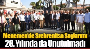 Menemen’de Srebrenitsa Soykırımı 28. Yılında da Unutulmadı