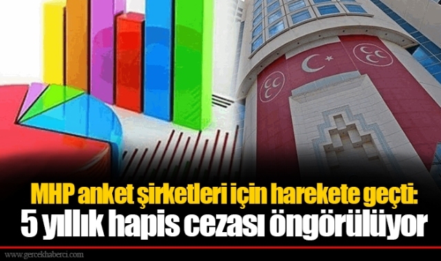 MHP anket şirketleri için harekete geçti: 5 yıllık hapis cezası öngörülüyor