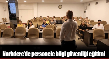 Narlıdere’de personele bilgi güvenliği eğitimi