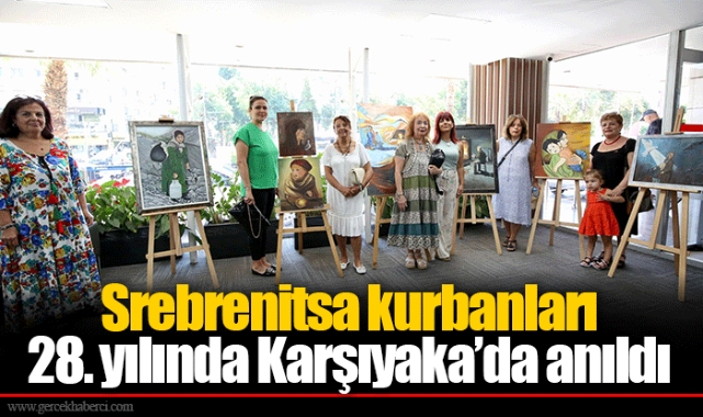 Srebrenitsa kurbanları 28. yılında Karşıyaka’da anıldı