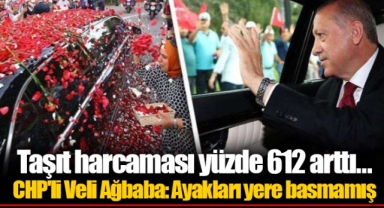 Taşıt harcaması yüzde 612 arttı... CHP'li Veli Ağbaba: Ayakları yere basmamış