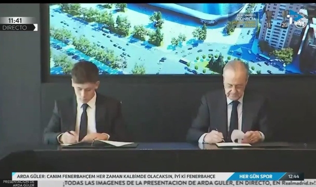 Ve Arda Güler Real Madrid'e imzayı attı!