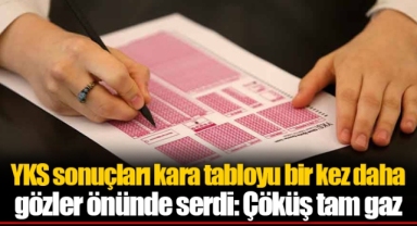 YKS sonuçları kara tabloyu bir kez daha gözler önünde serdi: Çöküş tam gaz
