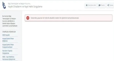 Zamlı IMEI kaydı öncesi bugün son gün: Yoğunluk nedeniyle sistem çöktü
