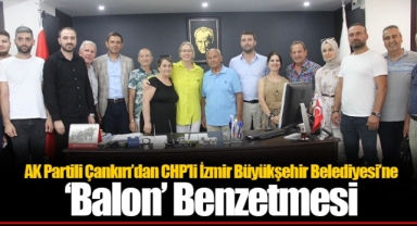 AK Partili Çankırı’dan CHP’li İzmir Büyükşehir Belediyesi’ne ‘Balon’ Benzetmesi