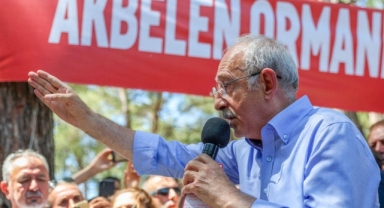 Akbelen'de jandarma seyyar tuvaletlerin önüne barikat kurdu, Kılıçdaroğlu tepki gösterdi