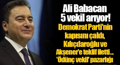 Ali Babacan 5 vekil arıyor! Demokrat Parti'nin kapısını çaldı, Kılıçdaroğlu ve Akşener'e teklif iletti... 'Ödünç vekil' pazarlığı