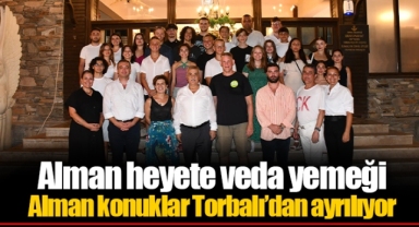 Alman heyete veda yemeği