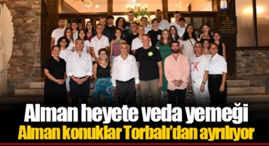 Alman heyete veda yemeği