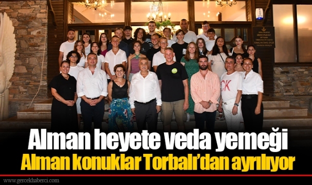 Alman heyete veda yemeği