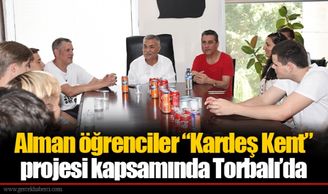 Alman öğrenciler “Kardeş Kent” projesi kapsamında Torbalı’da