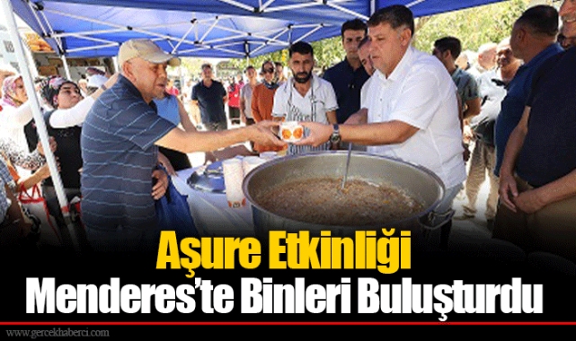 Aşure Etkinliği Menderes’te Binleri Buluşturdu