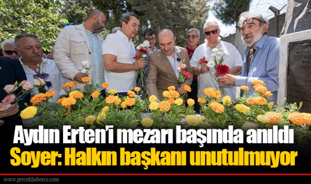 Aydın Erten’i mezarı başında anıldı