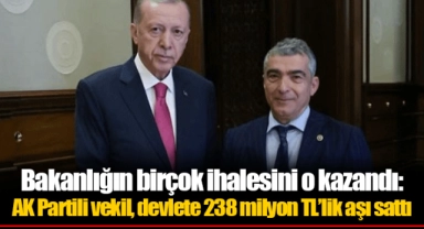 Bakanlığın birçok ihalesini o kazandı: AK Partili vekil, devlete 238 milyon TL'lik aşı sattı