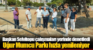 Başkan Selvitopu çalışmaları yerinde denetledi