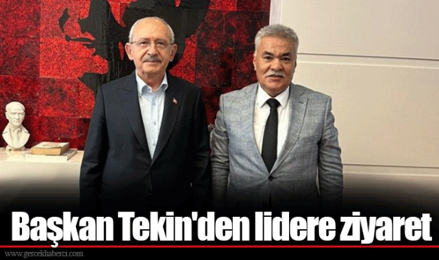Başkan Tekin'den lidere ziyaret