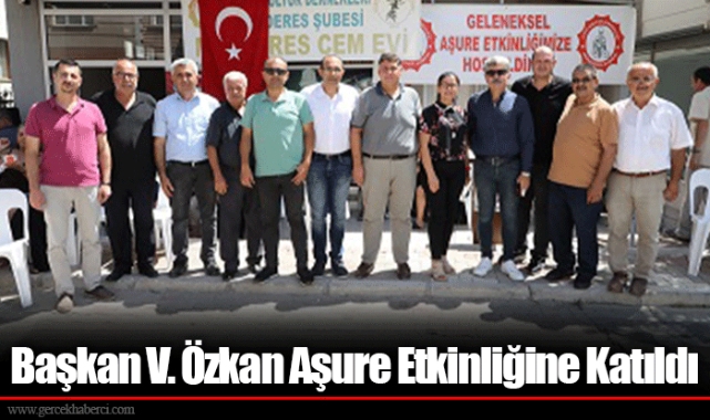 Başkan V. Özkan Aşure Etkinliğine Katıldı