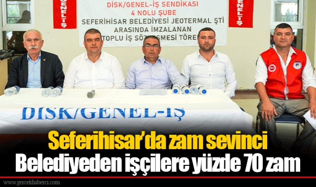 ​​​​​​​Belediyeden işçilere yüzde 70 zam