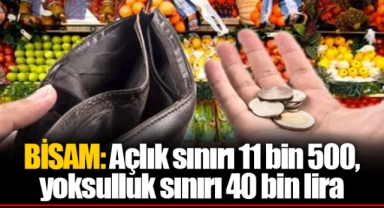 BİSAM: Açlık sınırı 11 bin 500, yoksulluk sınırı 40 bin lira