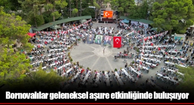 Bornovalılar geleneksel aşure etkinliğinde buluşuyor