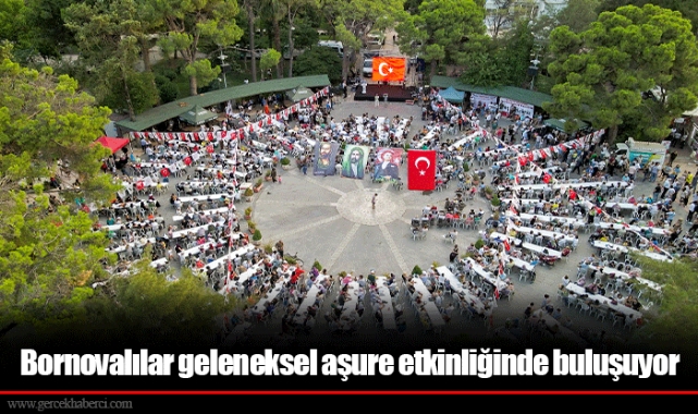 Bornovalılar geleneksel aşure etkinliğinde buluşuyor