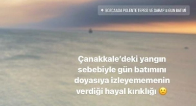 Çanakkale'deki Yangın Yüzünden Gün Batımını İzleyemediğini Söyleyen Kişi Bu Kadar Vicdansızlık Olmaz Dedirtti