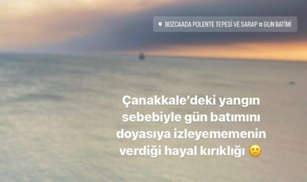 Çanakkale'deki Yangın Yüzünden Gün Batımını İzleyemediğini Söyleyen Kişi Bu Kadar Vicdansızlık Olmaz Dedirtti