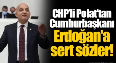 CHP'li Polat'tan Cumhurbaşkanı Erdoğan'a sert sözler!
