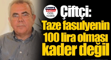 Çiftçi: Taze fasulyenin 100 lira olması kader değil