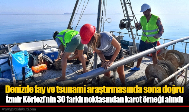 Denizde fay ve tsunami araştırmasında sona doğru