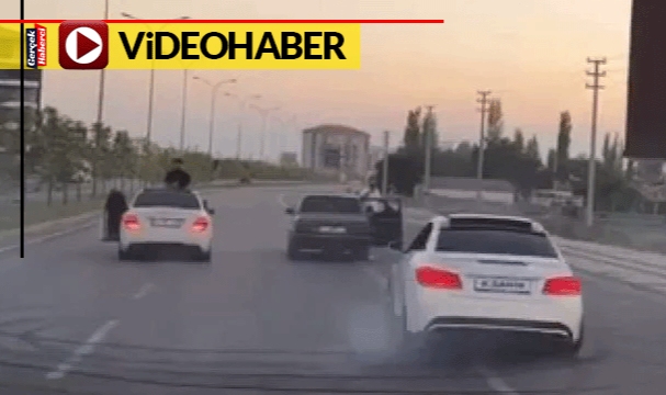 Düğün konvoyunda drift pahalıya mal oldu
