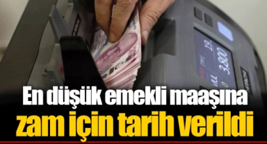 En düşük emekli maaşına zam için tarih verildi