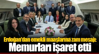 Erdoğan'dan emekli maaşlarına zam mesajı: Memurları işaret etti
