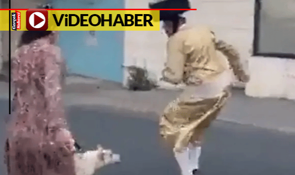 Eşarp takmadığı için hedef gösterildi devreye köpeği girdi