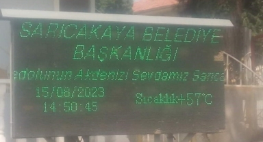 Eskişehir Sarıcakaya'da termometreler 57 dereceyi gösterdi