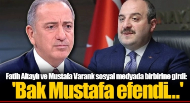Fatih Altaylı ve Mustafa Varank sosyal medyada birbirine girdi: 'Bak Mustafa efendi...'